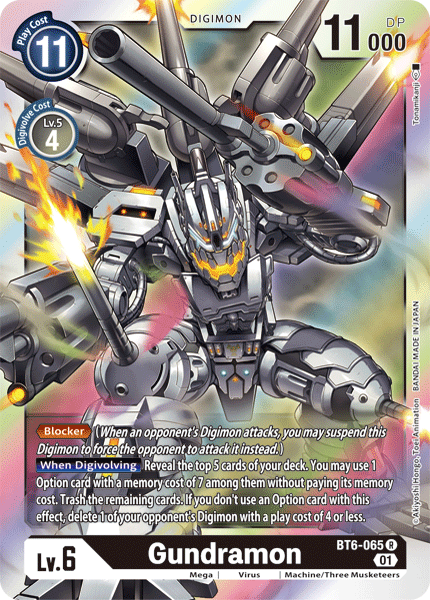 BT6-065 Gundramon 槍龍獸 (EN)