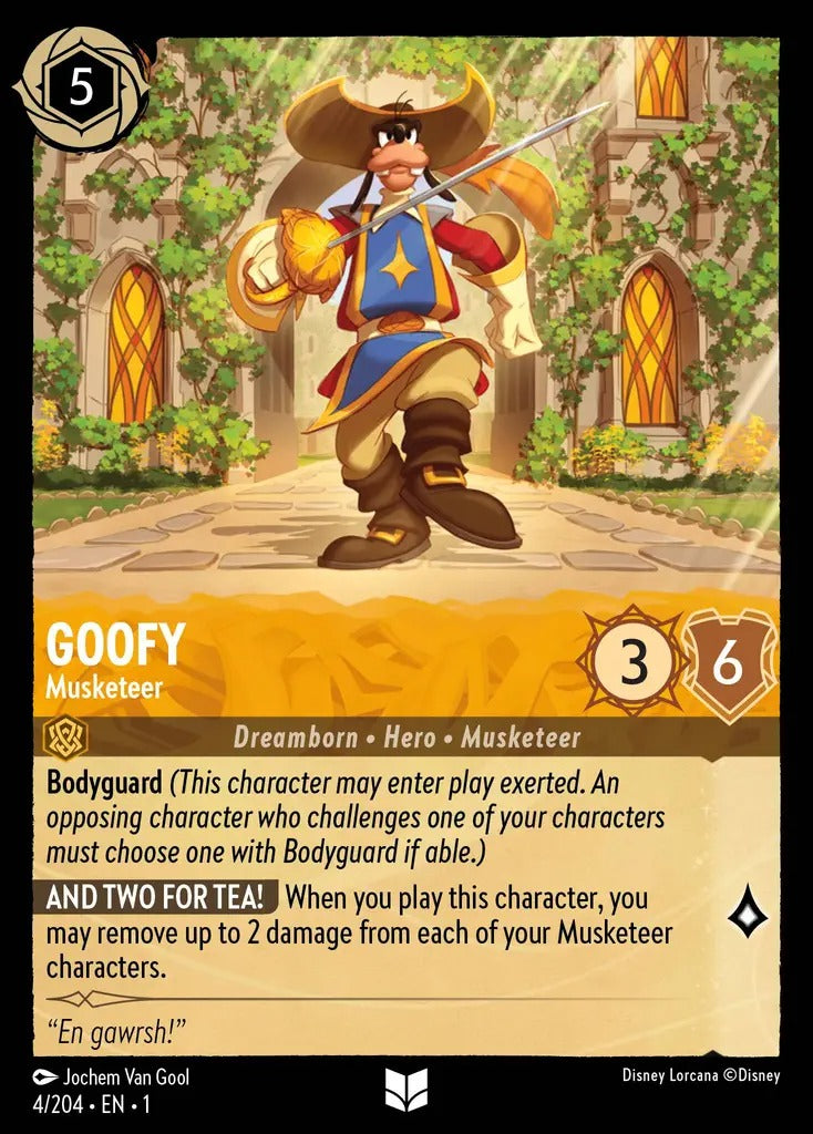 004/204-EN-1: Goofy - Musketeer