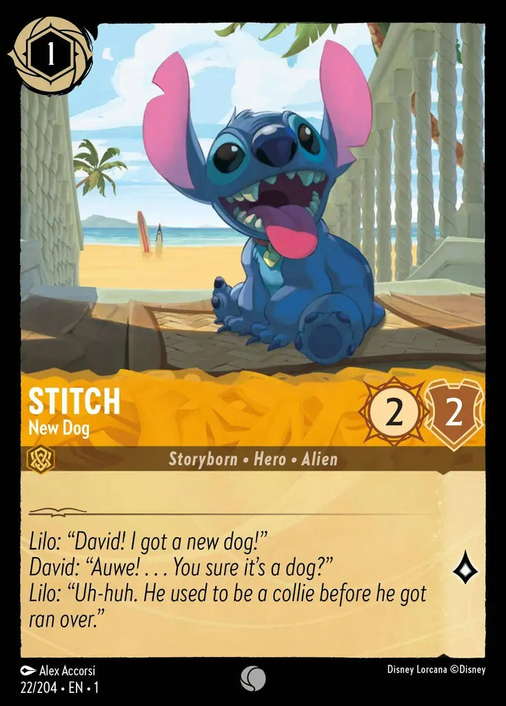 022/204-EN-1: Stitch - New Dog