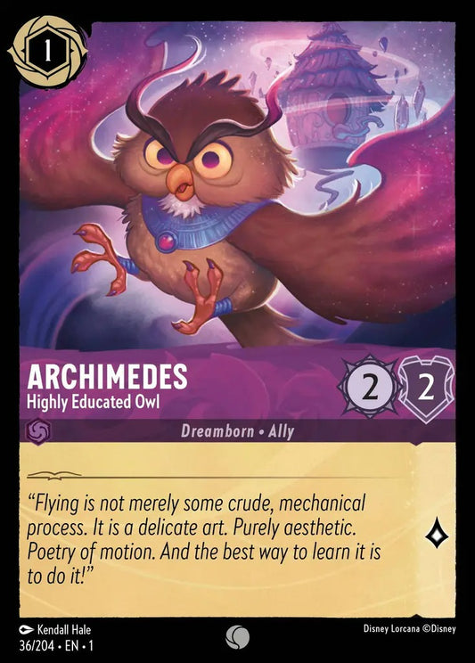 036/204-EN-1: Archimedes - Highly Educated Owl