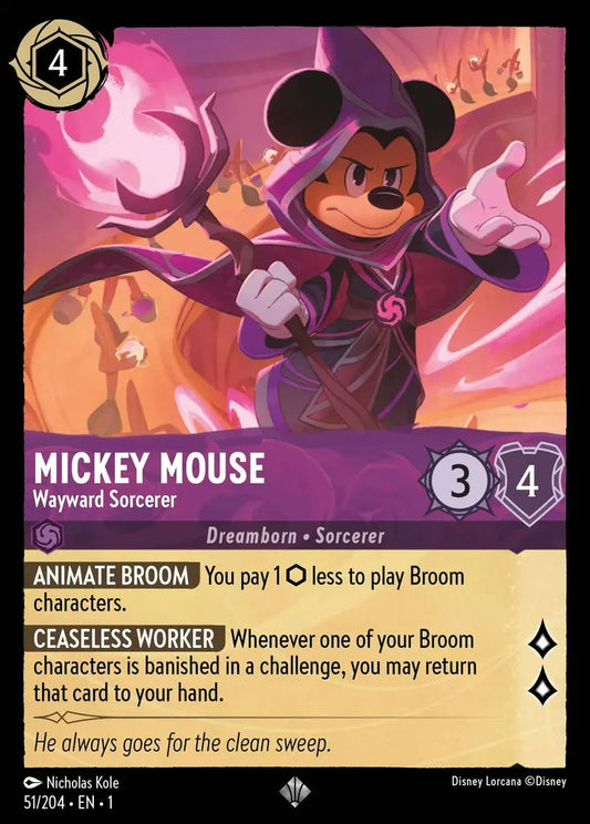 051/204-EN-1: Mickey Mouse - Wayward Sorcerer