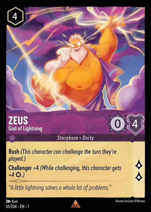 061/204-EN-1: Zeus - God of Lightning
