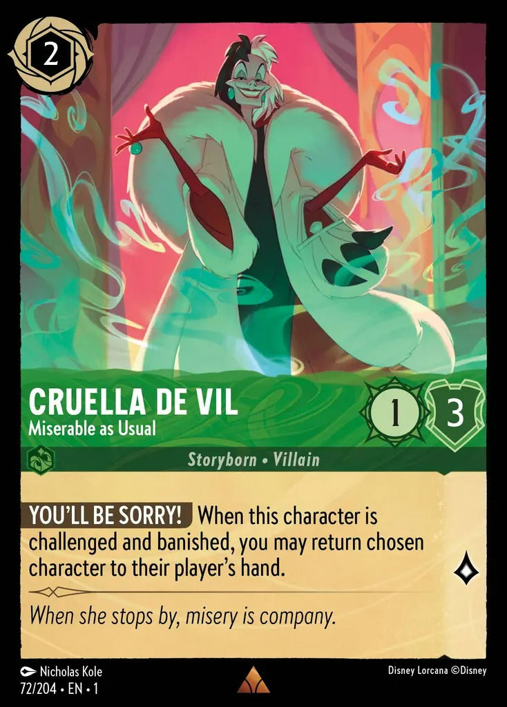 072/204-EN-1: Cruella De Vil - Miserable as Usual