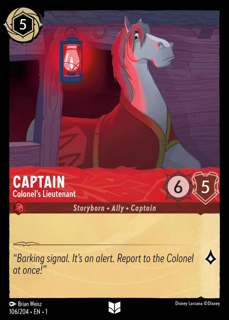 106/204-EN-1: Captain - Colonel's Lieutenant