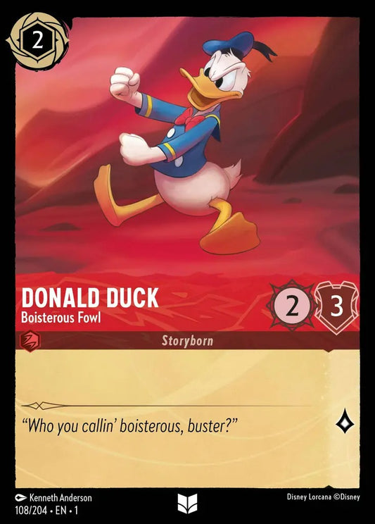108/204-EN-1: Donald Duck - Boisterous Fowl