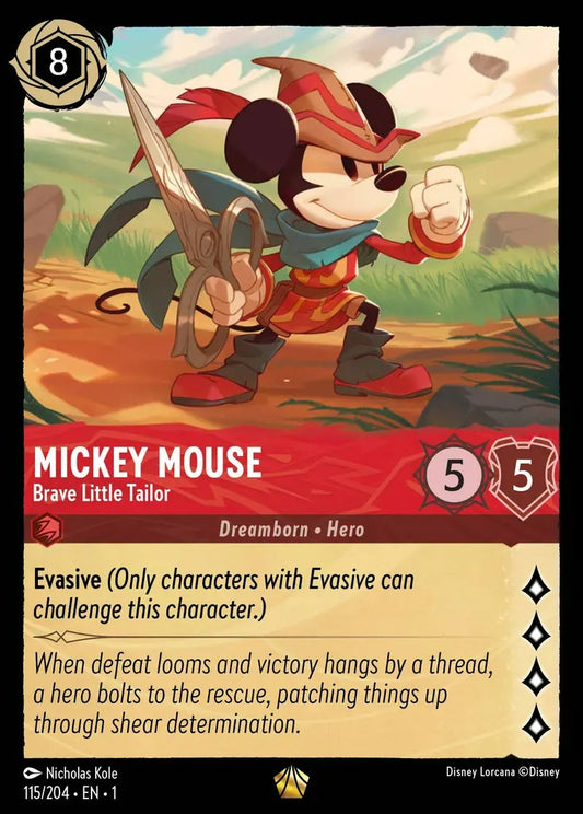 115/204-EN-1: Mickey Mouse - Brave Little Tailor
