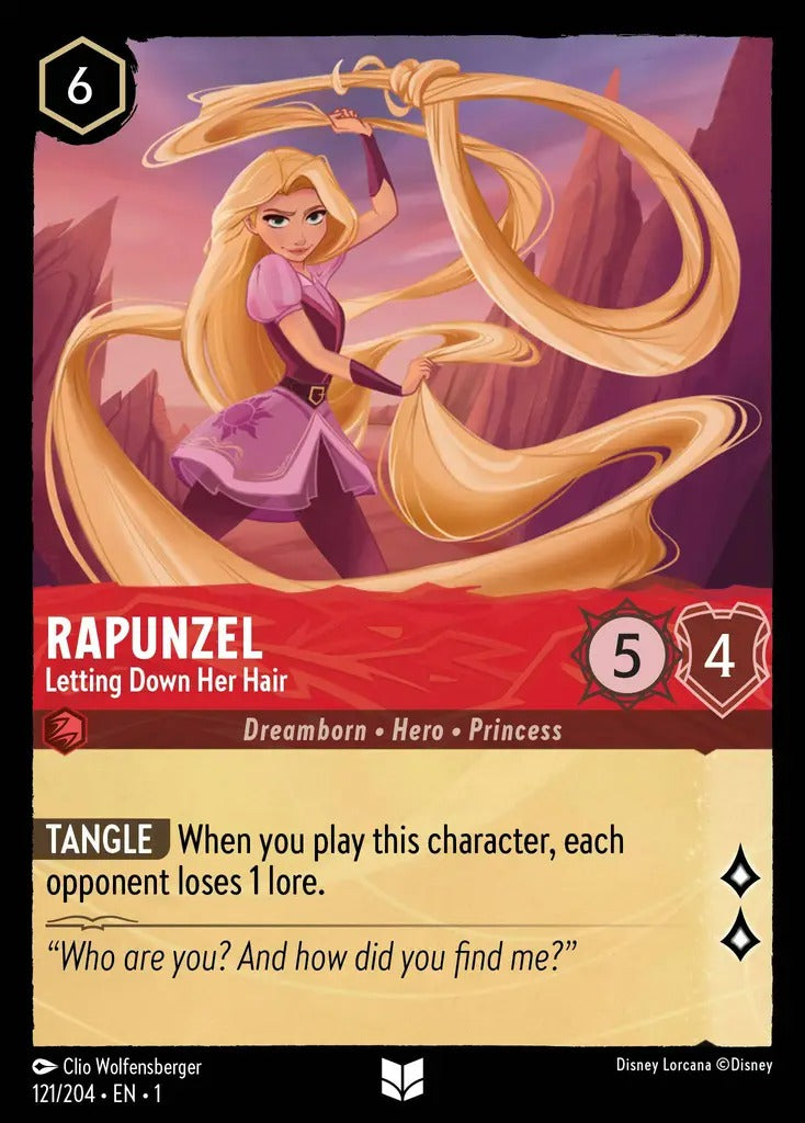 121/204-EN-1: Rapunzel - Letting Down Her Hair