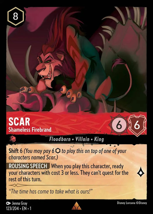 123/204-EN-1: Scar - Shameless Firebrand