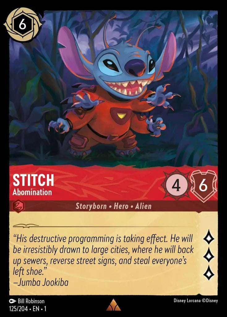 125/204-EN-1: Stitch - Abomination