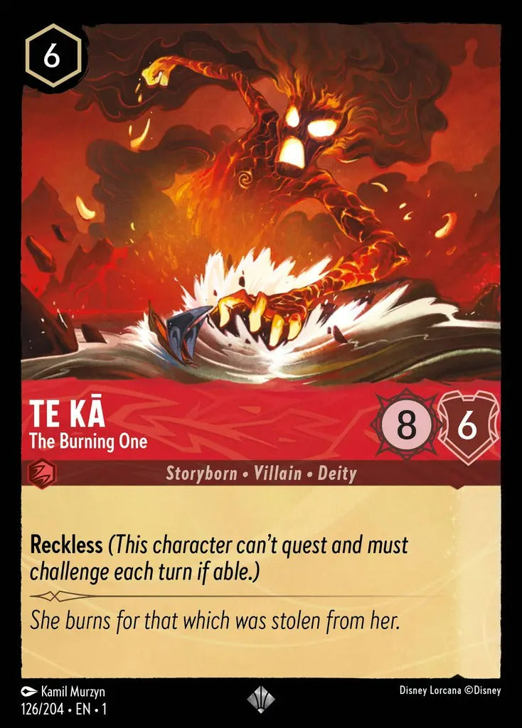 126/204-EN-1: Te Ka - The Burning One