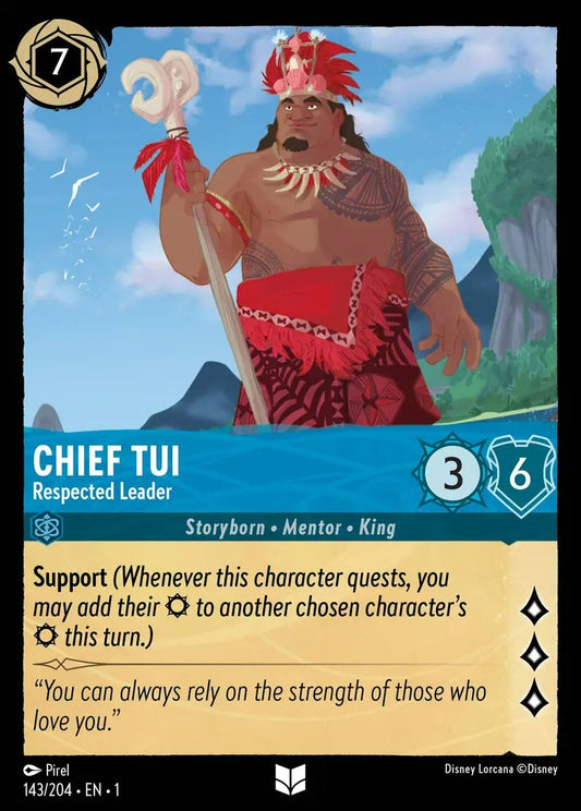 143/204-EN-1: Chief Tui - Respected Leader