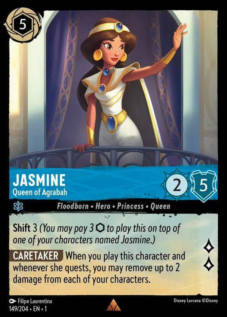 149/204-EN-1: Jasmine - Queen of Agrabah