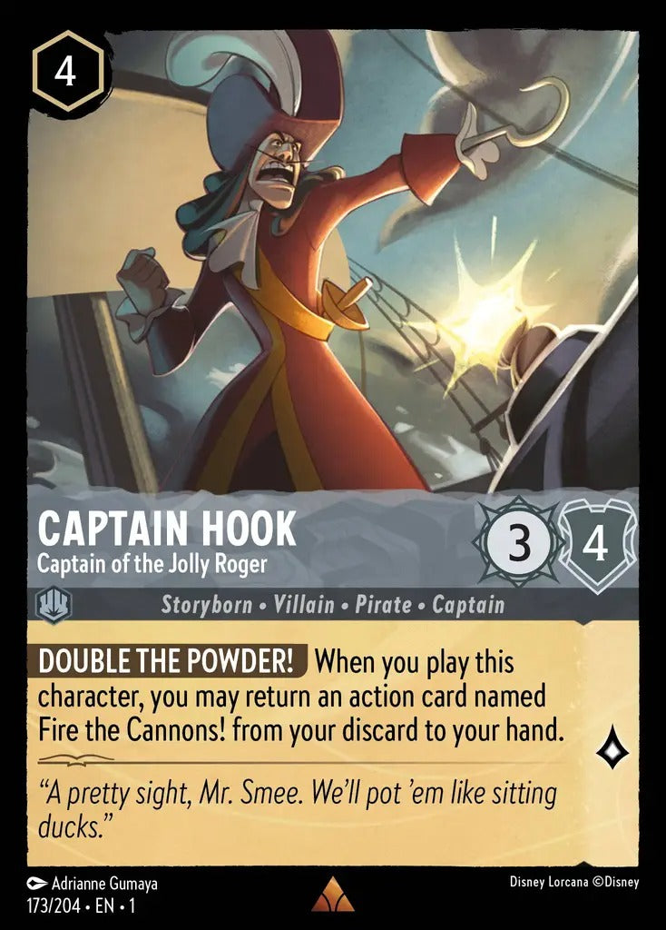 173/204-EN-1: Captain Hook - Captain of the Jolly Roger