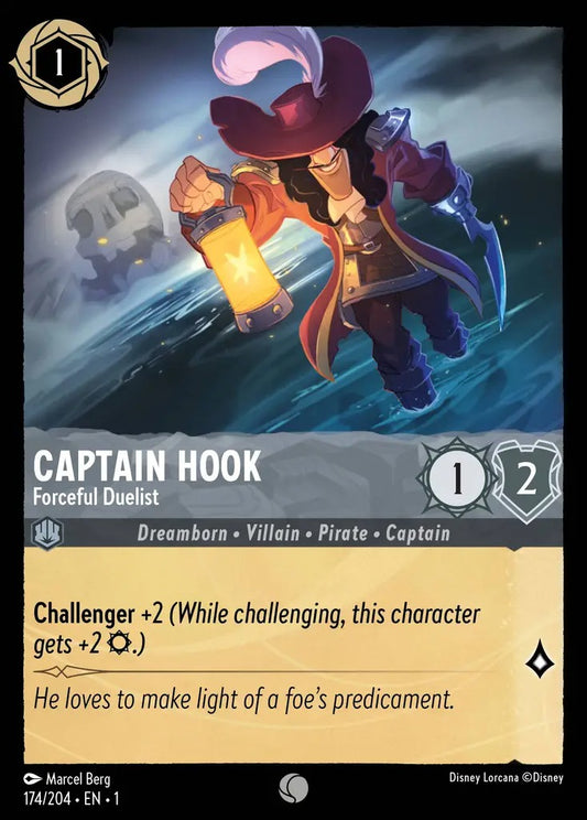 174/204-EN-1: Captain Hook - Forceful Duelist