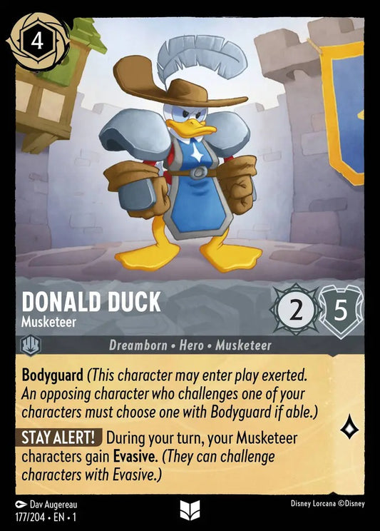 177/204-EN-1: Donald Duck - Musketeer