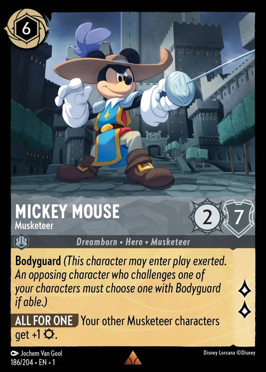 186/204-EN-1: Mickey Mouse - Musketeer