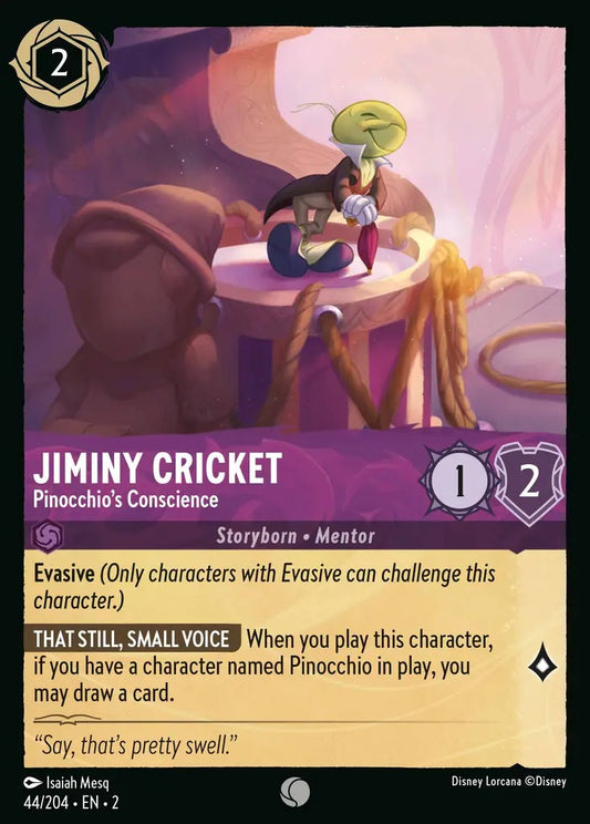 044/204-EN-2: Jiminy Cricket - Pinocchio's Conscience