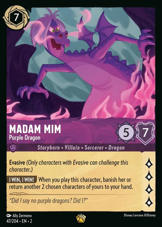047/204-EN-2: Madam Mim - Purple Dragon