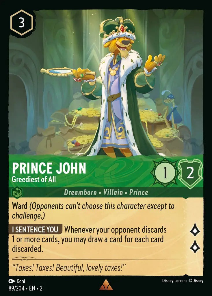 089/204-EN-2: Prince John - Greediest of All