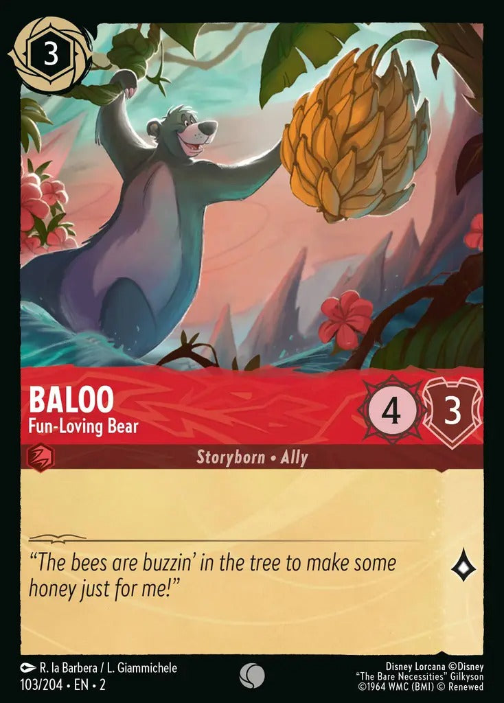 103/204-EN-2: Baloo - Fun-Loving Bear