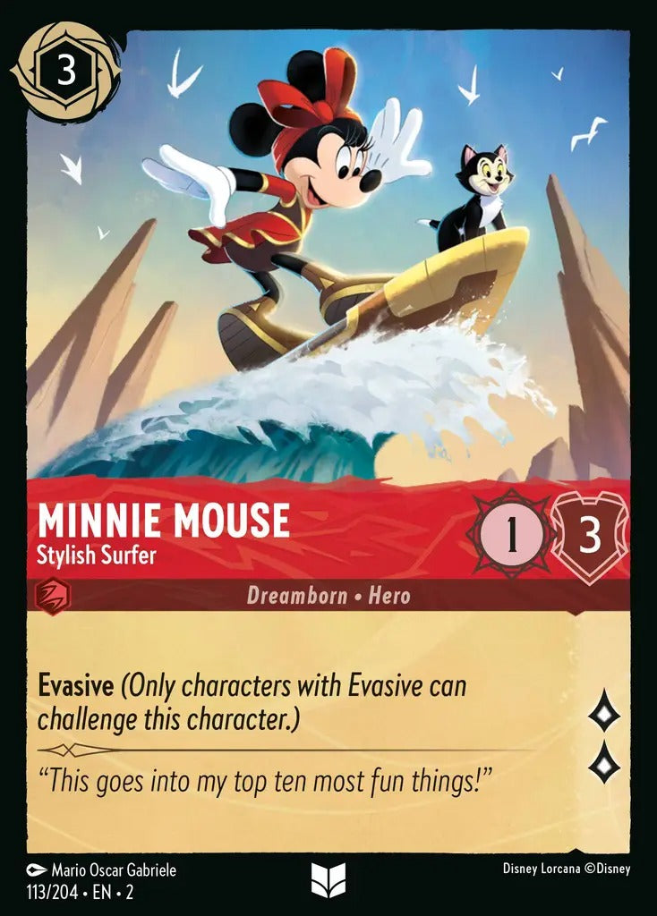 113/204-EN-2: Minnie Mouse - Stylish Surfer