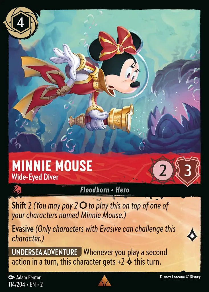 114/204-EN-2: Minnie Mouse - Wide-Eyed Diver