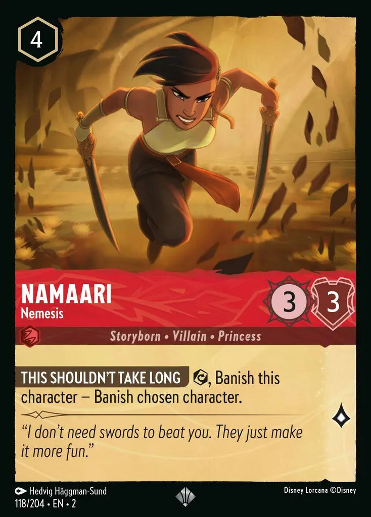 118/204-EN-2: Namaari - Nemesis