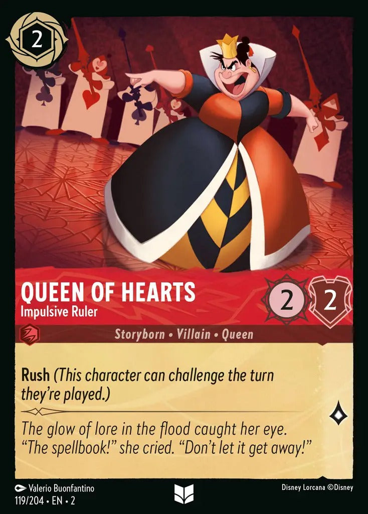 119/204-EN-2: Queen of Hearts - Impulsive Ruler