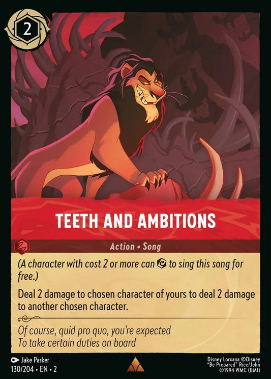 130/204-EN-2: Teeth and Ambitions