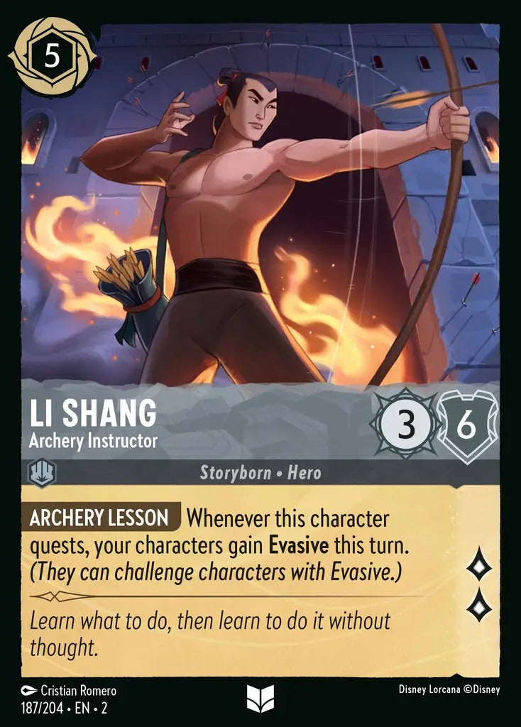 187/204-EN-2: Li Shang - Archery Instructor