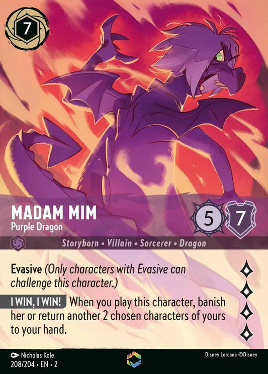 208/204-EN-2: Madam Mim - Purple Dragon