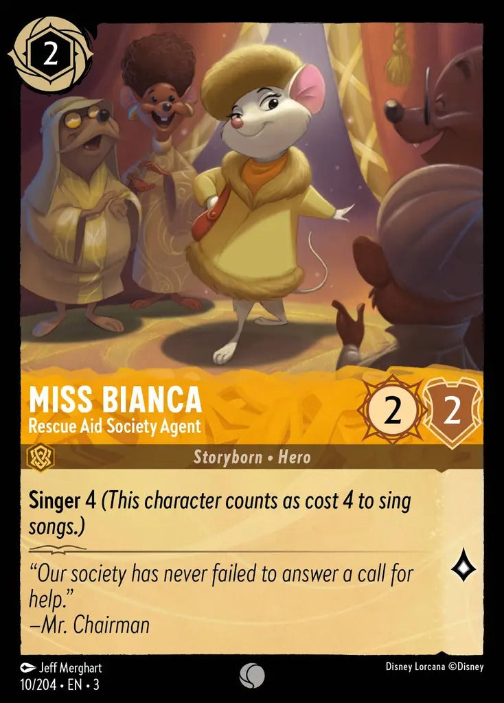 010/204-EN-3: Miss Bianca - Rescue Aid Society Agent