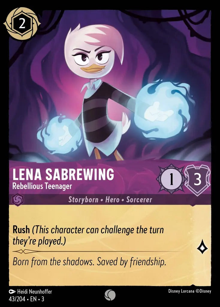 043/204-EN-3: Lena Sabrewing - Rebellious Teenager
