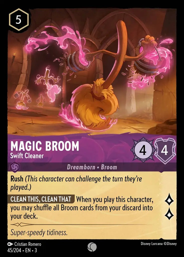045/204-EN-3: Magic Broom - Swift Cleaner