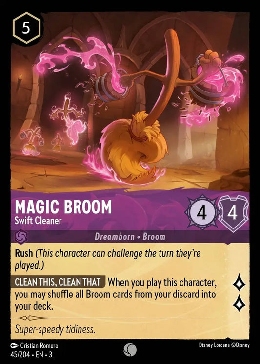 045/204-EN-3: Magic Broom - Swift Cleaner