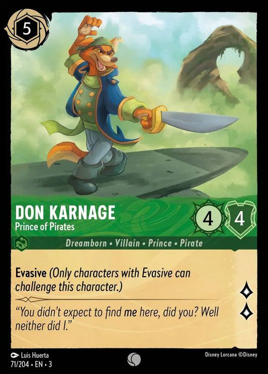 071/204-EN-3: Don Karnage - Prince of Pirates