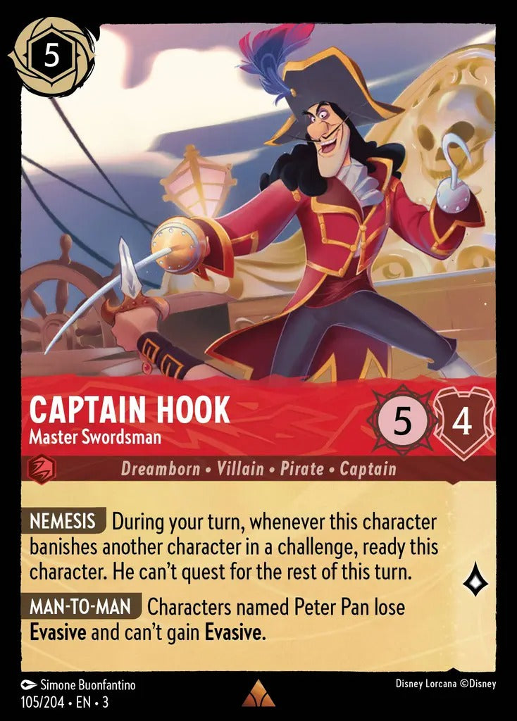 105/204-EN-3: Captain Hook - Master Swordsman