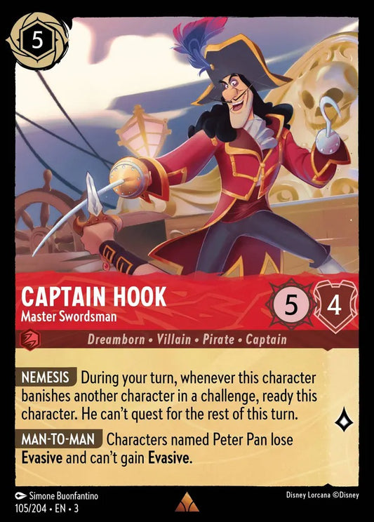 105/204-EN-3: Captain Hook - Master Swordsman