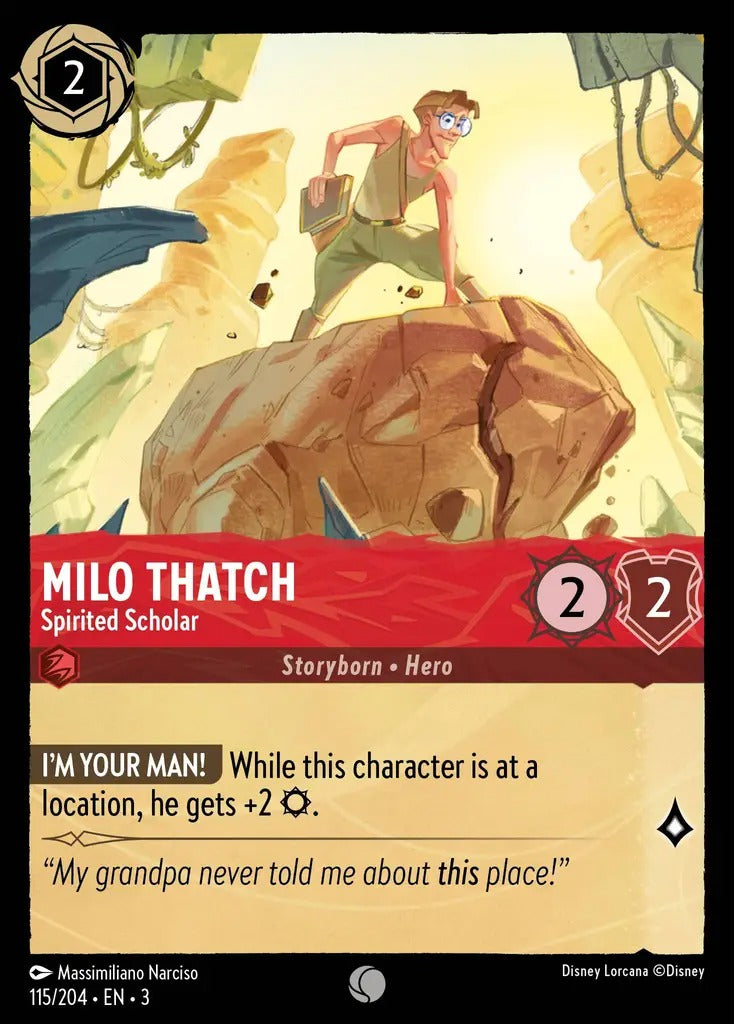 115/204-EN-3: Milo Thatch - Spirited Scholar