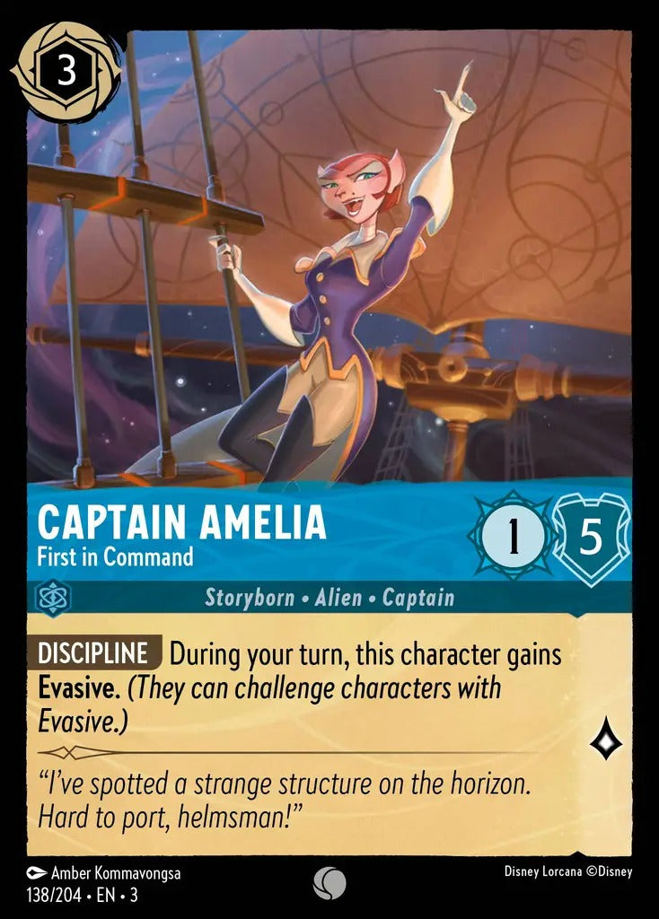 138/204-EN-3: Captain Amelia - First In Command