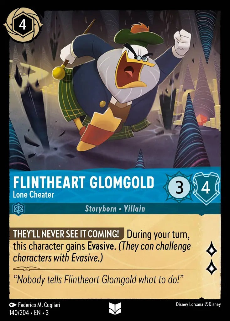 140/204-EN-3: Flintheart Glomgold - Lone Cheater