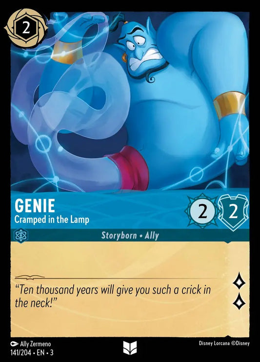 141/204-EN-3: Genie - Cramped in the Lamp