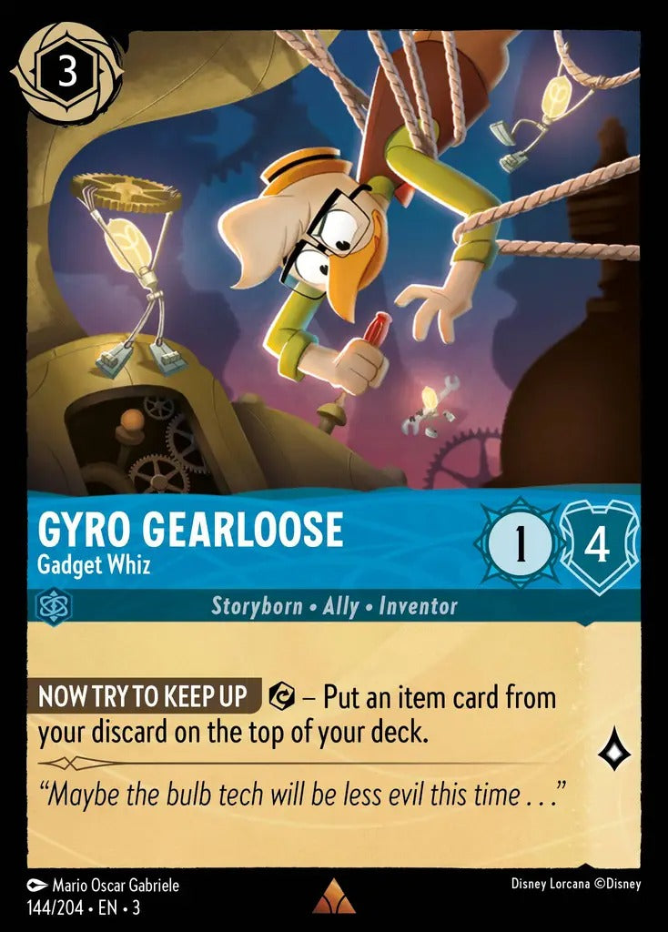 144/204-EN-3: Gyro Gearloose - Gadget Whiz