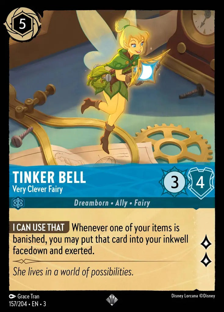 157/204-EN-3: Tinker Bell - Very Clever Fairy