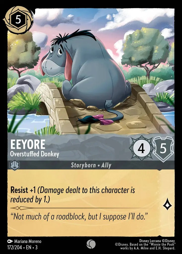 172/204-EN-3: Eeyore - Overstuffed Donkey
