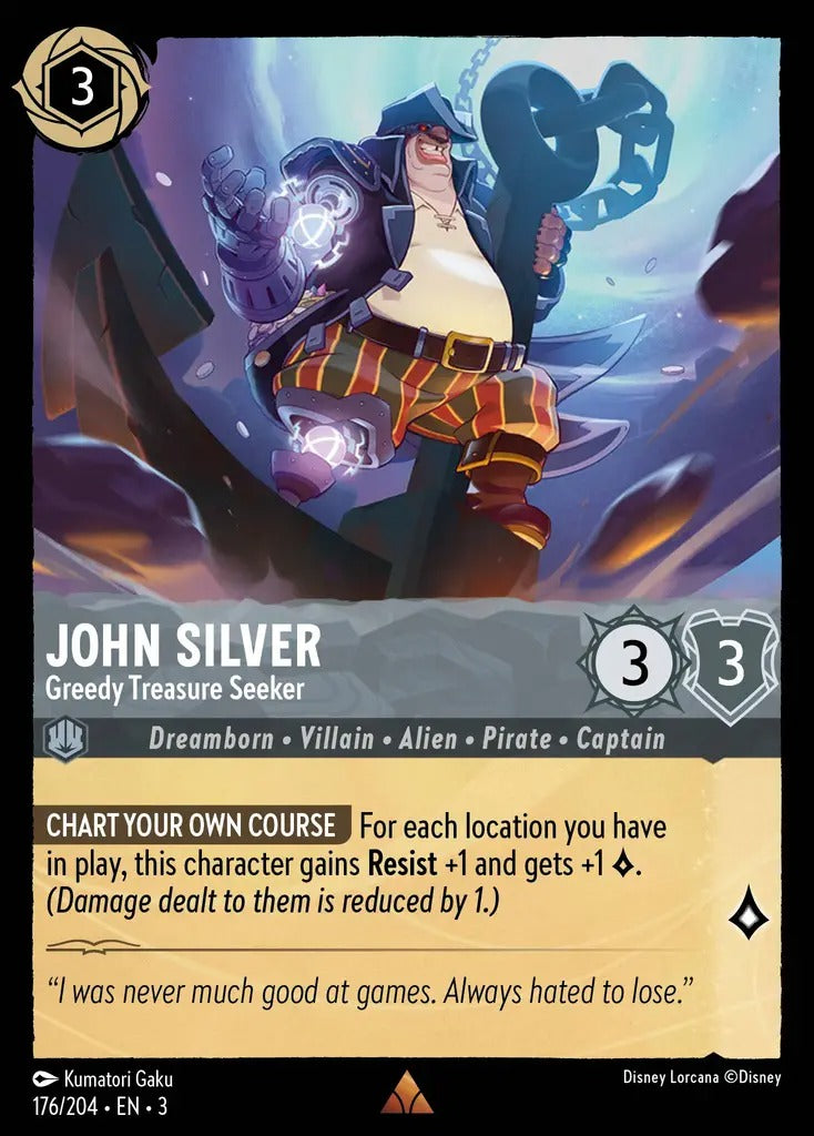 176/204-EN-3: John Silver - Greedy Treasure Seeker
