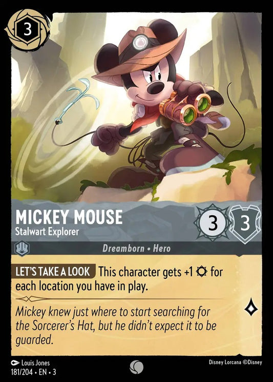 181/204-EN-3: Mickey Mouse - Stalwart Explorer