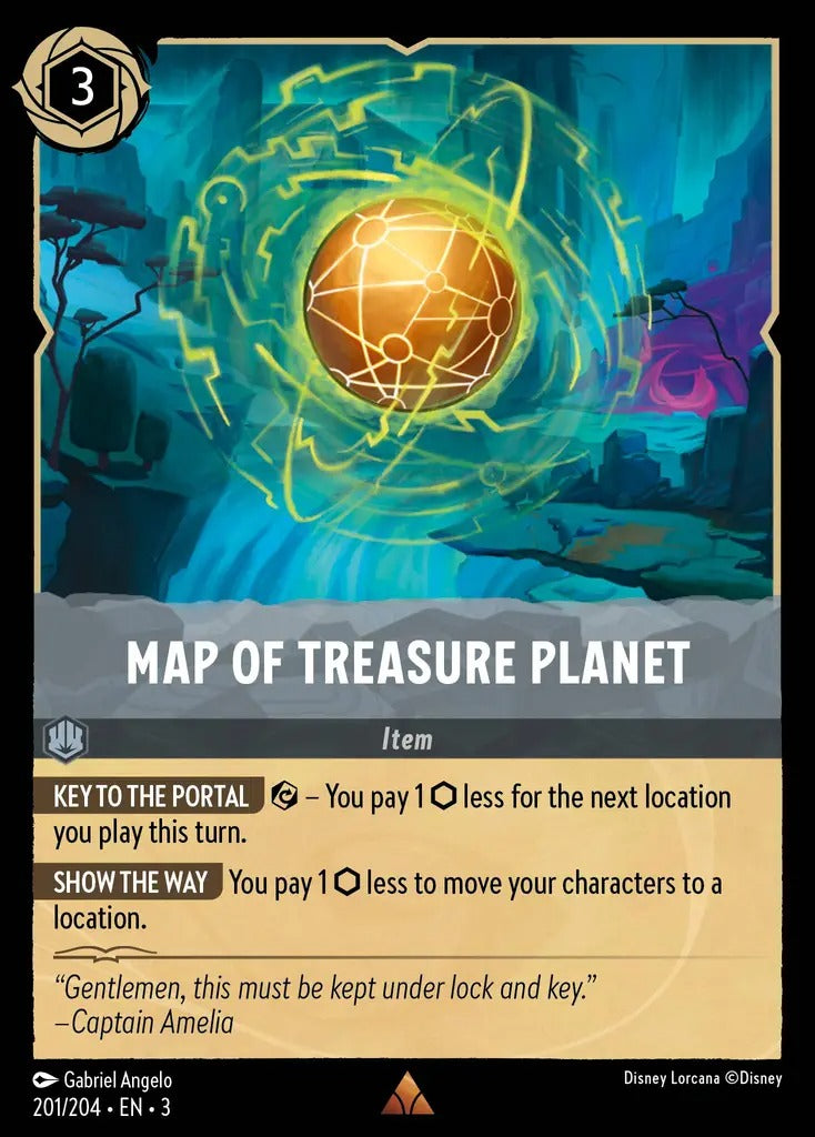 201/204-EN-3: Map of Treasure Planet