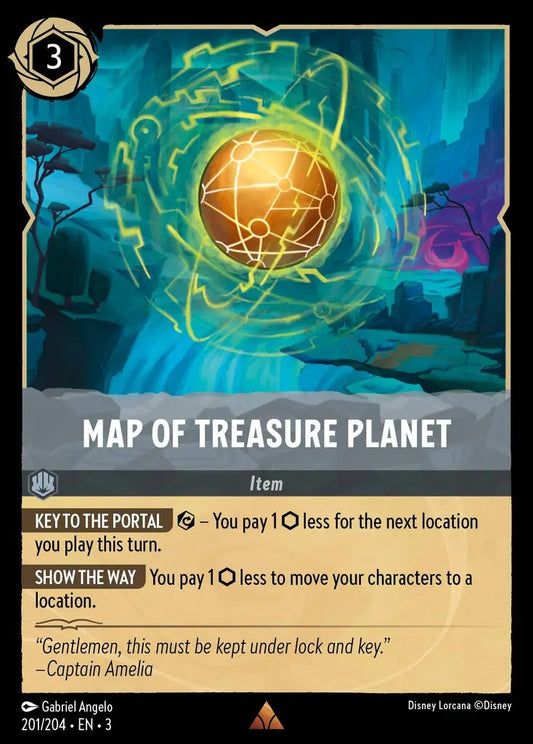 201/204-EN-3: Map of Treasure Planet