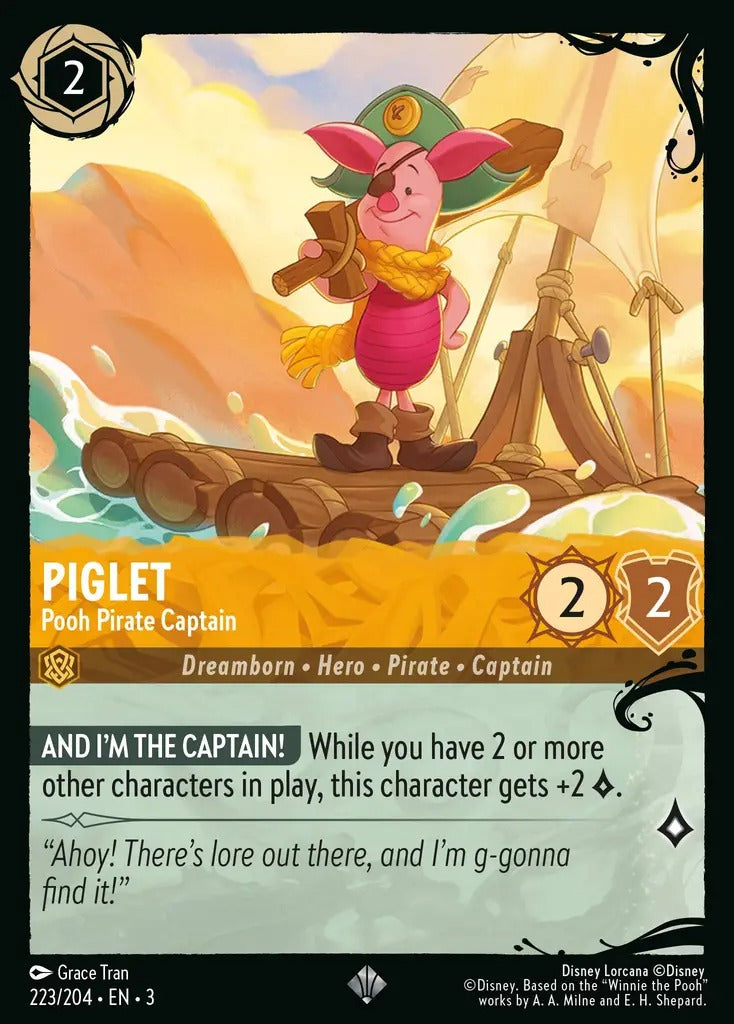 223/204-EN-3: Piglet - Pooh Pirate Captain